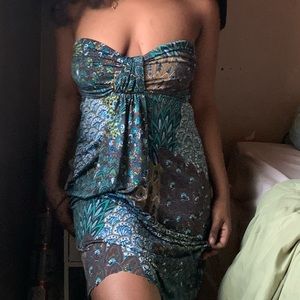 Y2k Print Vintage Mini Dress